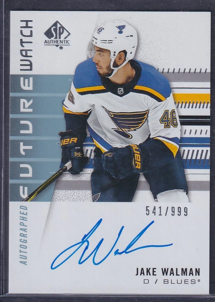 JAKE WALMAN - 2019 SP Authentic Future Watch Auto #248, /999 - Image 1 of 1