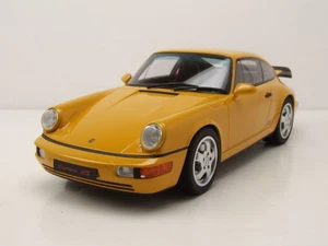 Porsche 911 (964) Rs América Amarillo Coche a Escala 1:18 GT Spirit - Imagen 1 de 9