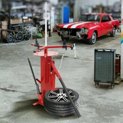Manual Motorcycle Car SUV Tyre changer Machine Tire Bead Breaker for 4-21" Wheel - Image 1 of 4