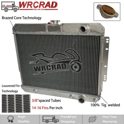 Aluminum Radiator For 1959-1963 1962 Chevy Impala/1960-1965 Chevy Biscayne PRO - Image 1 of 4