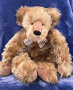 Ganz Heritage Collection großer Teddybär karierte Schleife gebraucht, in einwandfreiem Zustand - Bild 1 von 10