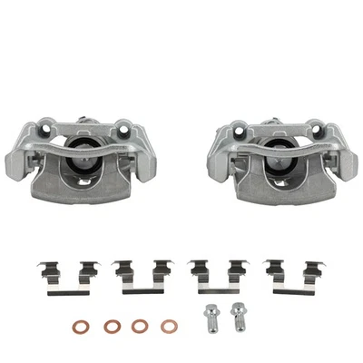 Left Right Brake Caliper Kit for Pontiac G5 2007-2009 G6 2005-2010 w/Bracket - Image 1 of 4
