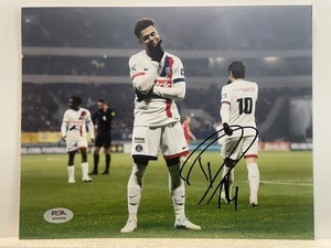 Désiré Doué signed 8x10 Foto PSA/DNA handsigniert PSG Desire Doue - Bild 1 von 3
