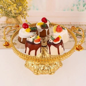 Serving Tray Glass Plate Decoration Tray Food Desserts Organizer Multifunction - Picture 1 of 7