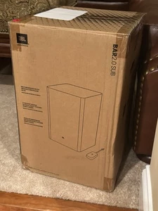 JBL Bar 2.0 Subwoofer - BLACK - PREMIUM OPEN BOX SUB - US Seller - Combine Ship - Picture 1 of 2