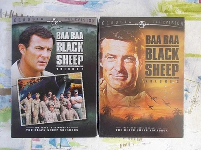 Baa Baa Black Sheep Complete First Season , Volumes 1 Used & 2 NEW, Sealed DVD - Image 1 of 4