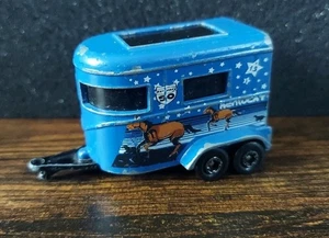 Matchbox Superfast Pony Trailer Blue No Horses - Picture 1 of 6
