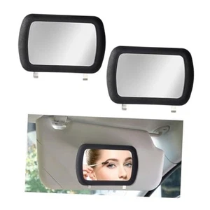 Auto Sonnenblende Kosmetikspiegel, Clip-on KFZ Make-up Sonnenschutz Spiegel, 2 Stück - Bild 1 von 7