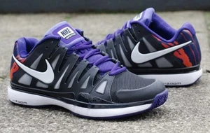 Nike Federer 2012 Zoom Vapor 9 Tour Flame Pack Tennis Shoes Agassi Mens Size 13 - Picture 1 of 6