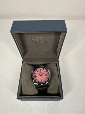 Invicta Specialty Men's Watch - 45mm, Black Pink (38440) Leather Band - Image 1 of 4