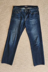 Lucky Brand 361 Vintage Straight Fit Distressed Blue Denim Jean 34x34 - Picture 1 of 6