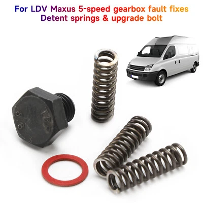 Detent springs & upgrade bolt For LDV Maxus 5-speed gearbox fault fixes ZA - Image 1 of 4