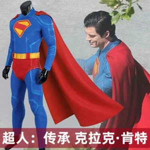 Costume SuperAn Legacy Clark Kent vestito cosplay tuta Zentai Halloween - Foto 1 di 17