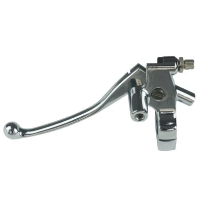 1" Cromo Motocicleta Embrague Izquierdo Palanca Percha Espejo Base Montaje 25mm Foto 1 de 4