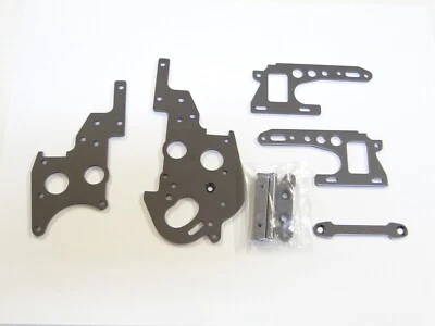 NEW KYOSHO 4WD Chassis Plates GUNMETAL TURBO OPTIMA PRO JAVELIN KN13 - Image 1 of 2