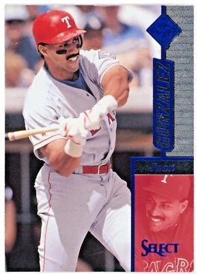 1997 Pinnacle Select Juan Gonzalez Texas Rangers * 3 Time All-Star * 2 Time MVP - Image 1 of 2