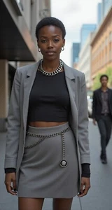 Damen Silber Metall Kette Glieder Schmaler Bund Mode Löwe Münze Charm XS S M - Bild 1 von 22