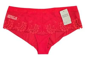 Simone Perele RUBY PINK Wish Lace Cheeky Boyshorts, US 10, AU14 - Picture 1 of 1