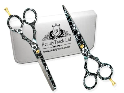 BEAUTYTRACK Friseur Haarschneiden Ausdünnungsschere Profi Salon Friseurschere Set