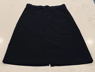 Dollhouse Stretch Zip Clasp Button Black A-Line Dress Skirt Womens Size Small - Image 1 of 4