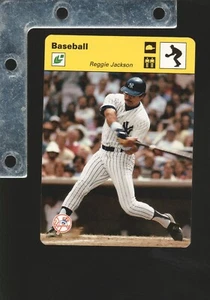 2005 Leaf Sportscaster #38 Reggie Jackson #/25 Yellow Fielding Cap NM+! YANKEES - Picture 1 of 2