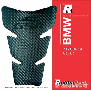 Rubbatech UT5 Carbon Tank Pad for BMW R1200GSA Motorcycle - Picture 1 of 4