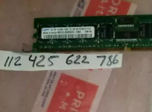 1GB DDR DDR1 PC2700R DDR-333MHZ 2700 333 128X4 1RX4 184PIN RDIMM ECC-REG - Picture 1 of 1