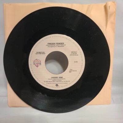 Promo! Freddy Fender: Chokin' Kind / Mono/ Stereo Warner Bros. 45 RPM Record - Image 1 of 4