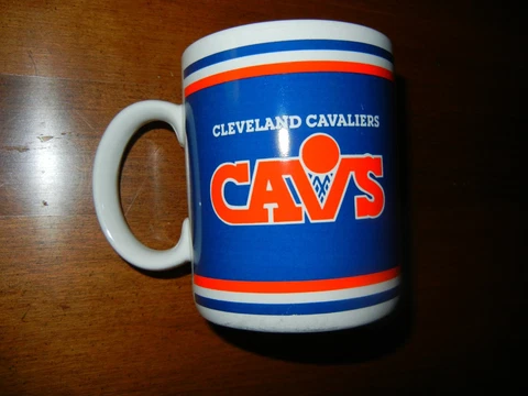 CLEVELAND CAVALIERS CAVS COFFEE MUG ERROR? MLB STAMP ON BOTTOM Cover