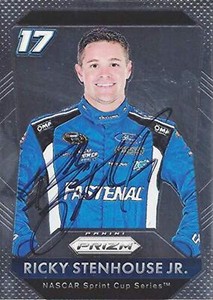 AUTOGRAPHED Ricky Stenhouse Jr. 2016 Panini Prizm Racing (#17 Fastenal Team) Rou