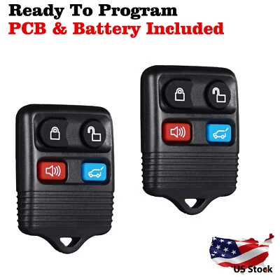 2 para 2002 2003 2004 2005 2006 2007--2010 Mercury Mountaineer mando a distancia llavero SUV Foto 1 de 4