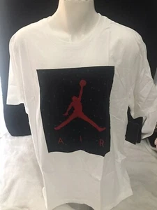 Air Jordan Poolside Tee White/Iron Grey/Gym Red CD0542-100 Size XL Vintage - Picture 1 of 6