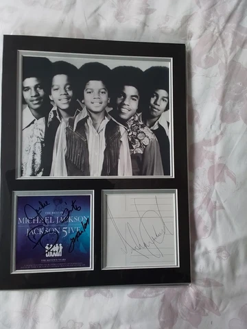 Michael Jackson The Jackson 5 signed Cover