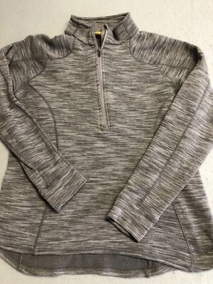 Cabela's Sweatshirt Womens Extra Large Gray 1/4 Zip Outdoor Hiking Pullover - Image 1 of 4