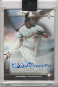 EDDIE MURRAY 2023 TOPPS LUMINARIES HIT KINGS AUTO #/15 ORIOLES HOF SSP - Bild 1 von 2