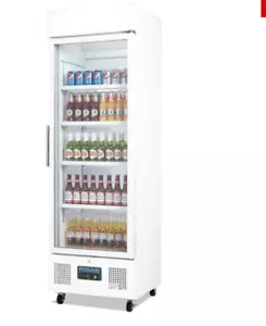 BNIB 540L 1-DOOR COMMERCIAL GLASS DISPLAY REFRIGERATOR, FRIDGE - Picture 1 of 2