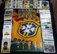 PANINI BRASIL DE TOUTAS COPAS 1919 2014 - BRAZIL WORLD CUP COMPLETE SET - PELE