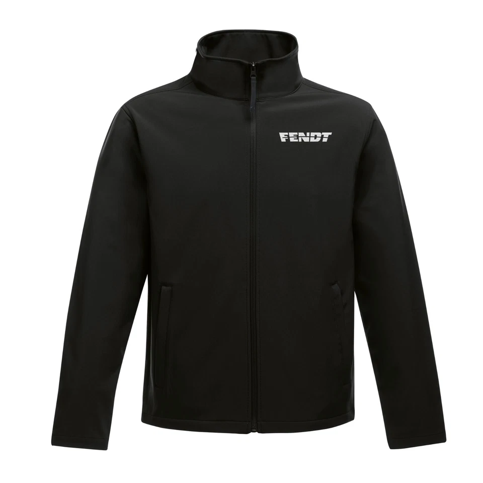 FENDT AGRICULTURAL SOFTSHELL JACKET BLACK EMBROIDERED LOGO - Image 1 of 1