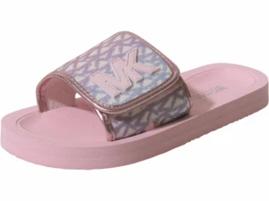 Michael Kors Little/Big Girl's Eli-Seneca Slides Sandals Unicorn Glitter/Pink - Picture 1 of 77