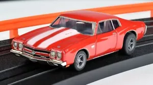 AFX Mega G+ Red 1970 Chevelle SS454 Collector HO Slot Car #22043 SPEDIZIONE GRATUITA!! - Foto 1 di 8