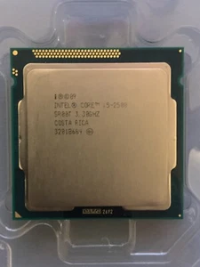 Intel Core i5 2500 CPU 3.3GHz (Turbo 3.7GHz) socket LGA 1155 - Picture 1 of 4