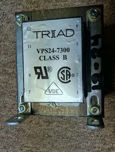 NEW - TRIAD MAGNETICS VPS24-7300 Power Transformer - Parallel 12V, Series 24V - Picture 1 of 6