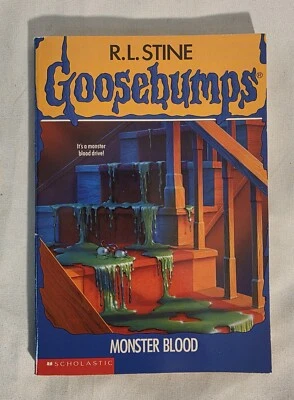 Goosebumps Monster Blood R.L. Stine 90s Paperback 1st Print Vintage - Image 1 of 4
