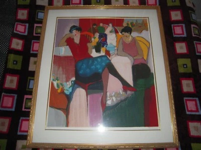 ITZCHAK TARKAY "TIEMPO LIBRE" SERIGRAFÍA FIRMADA/ENMARCADA/NUMERADA 29-1/4" X 38-1/4" Foto 1 de 4