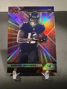 2021 Panini XR Rashod Bateman Red /249 #123 Rookie RC Baltimore Ravens - Picture 1 of 3