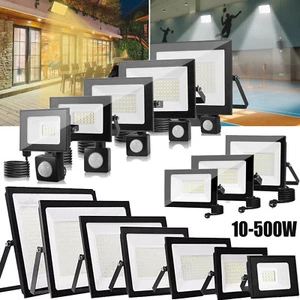 Proiettore LED faretto esterno 10W 20W 50W 100W 200W 500W 230V proiettore IP65 lampada - Foto 1 di 37