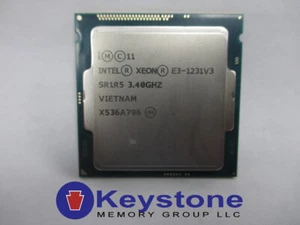 Intel Xeon E3-1231 v3 SR1R5 3.4GHz Quad Core LGA 1150 CPU Processor *km - Picture 1 of 1