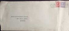 ENGLAND 1924   COVER FRANKED WITH KING GEORGE  1 &3 P stamps to Brussels