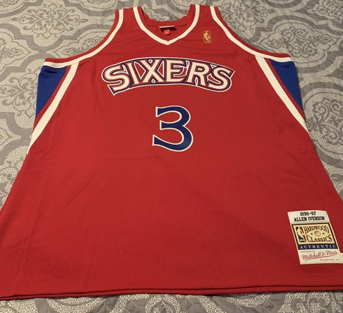 allen iverson mitchell and ness authentic jersey Cover