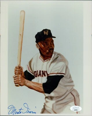 Monte Irvin New York Giants Signed 8x10 Glossy Photo JSA Authenticated - Image 1 of 2